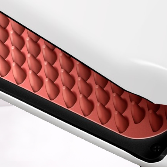 【Pingo】Royal K9 外噴式負離子直髮梳(白/粉)